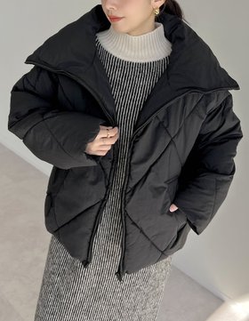 【リエディ/Re:EDIT】のダイヤキルトフェイクダウンジャケット 人気、トレンドファッション・服の通販 founy(ファニー) ファッション Fashion レディースファッション WOMEN アウター Coat Outerwear ジャケット Jackets キルティング Quilting キルト Quilt コンパクト Compact ジャケット Jacket スウェット Sweat スタンド Stand デニム Denim トレンド Trend バランス Balance バルーン Balloon 防寒 Cold Protection 冬 Winter おすすめ Recommend |ID:prp329100004503074