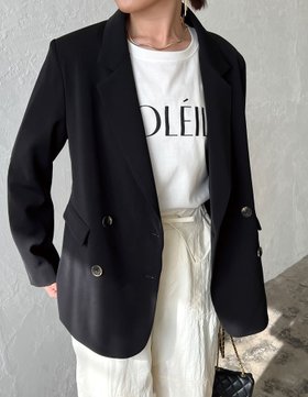【リエディ/Re:EDIT】のダブルテーラードジャケット 人気、トレンドファッション・服の通販 founy(ファニー) ファッション Fashion レディースファッション WOMEN アウター Coat Outerwear ジャケット Jackets テーラードジャケット Tailored Jackets オケージョン Occasion ジャケット Jacket セットアップ Set Up ダブル Double フェミニン Feminine フォーマル Formal ベーシック Basic |ID:prp329100004503076