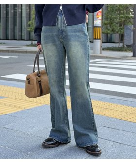【シーピーシーエム/CPCM】のフレアデニム 人気、トレンドファッション・服の通販 founy(ファニー) ファッション Fashion レディースファッション WOMEN ウォッシュ Wash ジーンズ Jeans デニム Denim パッチ Patch フレア Flare |ID:prp329100004503646