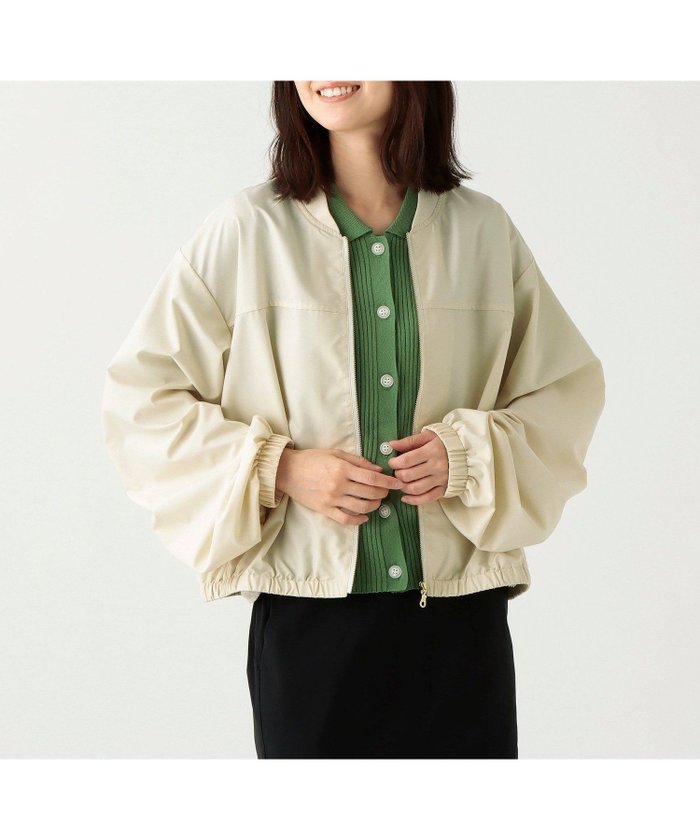 【アフタヌーンティー リビング/Afternoon Tea LIVING】のMA-1ライトブルゾン インテリア・キッズ・メンズ・レディースファッション・服の通販 founy(ファニー) https://founy.com/ ファッション Fashion レディースファッション WOMEN アウター Coat Outerwear ブルゾン Blouson/Jackets MA-1 MA-1 エレガント 上品 Elegant ギャザー Gather バランス Balance フィット Fit フロント Front ブルゾン Blouson ポケット Pocket メタル Metal |ID: prp329100004503655 ipo3291000000031783331