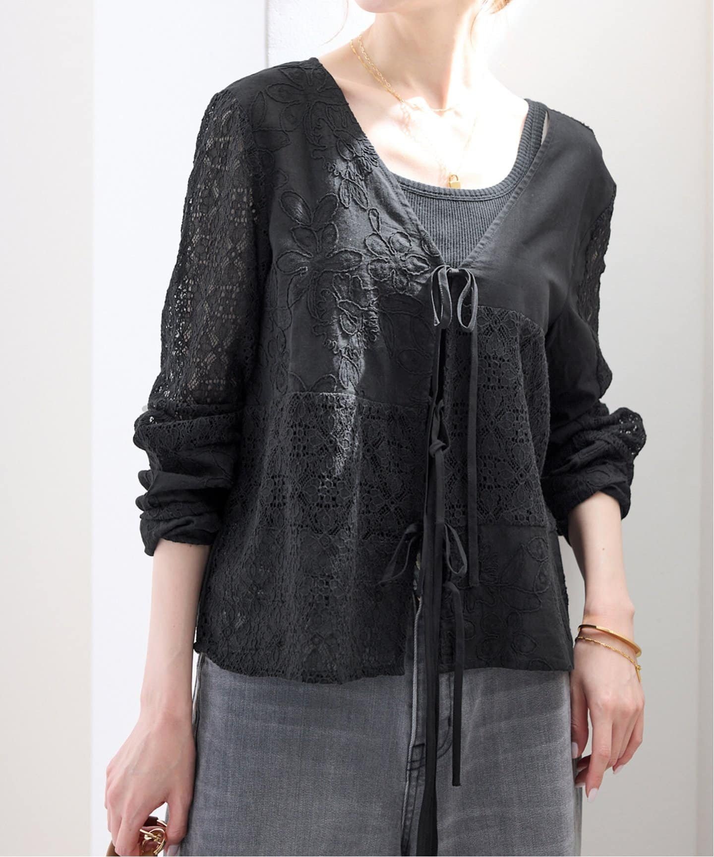 【スローブ イエナ/SLOBE IENA】のRESUME レースブラウス 人気、トレンドファッション・服の通販 founy(ファニー) 　ファッション　Fashion　レディースファッション　WOMEN　トップス・カットソー　Tops/Tshirt　シャツ/ブラウス　Shirts/Blouses　レース　Race　 other-1|ID: prp329100004503857 ipo3291000000031995058