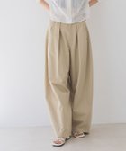 【ジーナシス/JEANASiS】のバレルレッグボリュームパンツ ベージュ|ID: prp329100004504246 ipo3291000000031989683