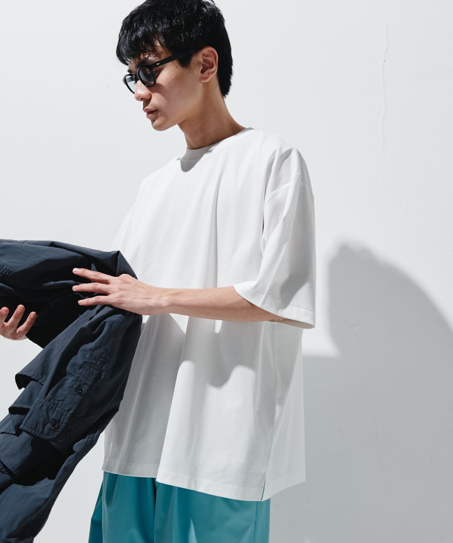 【アーバンリサーチ ドアーズ/URBAN RESEARCH DOORS / MEN】の『UR TECH』サマシェア クルーネックTシャツ インテリア・キッズ・メンズ・レディースファッション・服の通販 founy(ファニー) 　ファッション　Fashion　メンズファッション　MEN　2025年　2025　2025春夏・S/S　Ss,Spring/Summer,2025　シルケット　Mercerization　リラックス　Relax　夏　Summer　抗菌　Antibacterial　S/S・春夏　Ss・Spring/Summer　WHITE|ID: prp329100004504273 ipo3291000000031788451