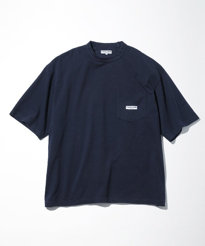 【その他のブランド/Other】のHeavy Weight Jersey Pocket T-Shirt インテリア・キッズ・メンズ・レディースファッション・服の通販 founy(ファニー) 　ファッション　Fashion　メンズファッション　MEN　シンプル　Simple　パッチ　Patch　ポケット　Pocket　ワーク　Work　夏　Summer　定番　Standard　ネイビー|ID: prp329100004504285 ipo3291000000031788515