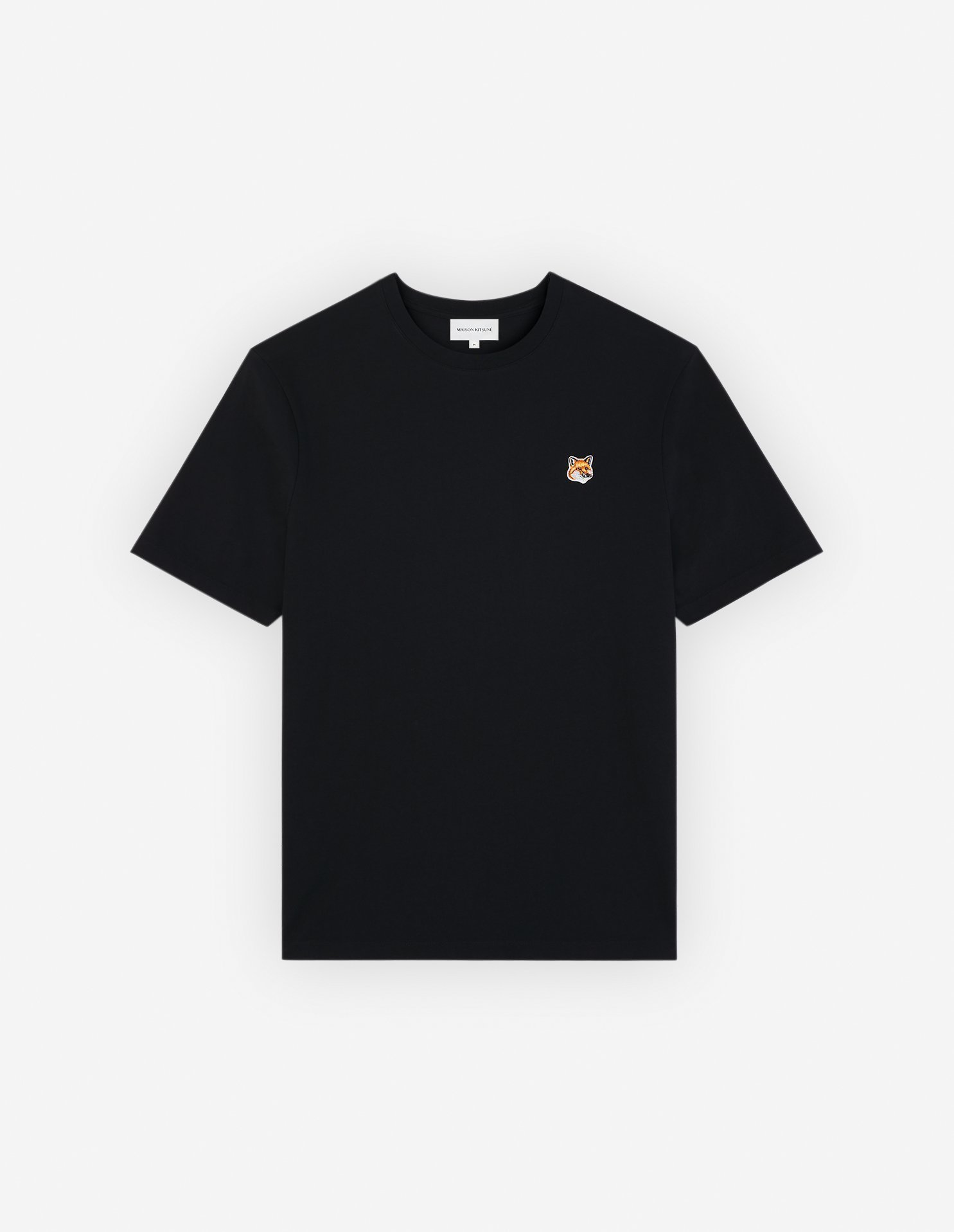 【メゾン キツネ/MAISON KITSUNE / MEN】のMaison Kitsune/FOX HEAD PATCH REGULAR TEE-SHIRT インテリア・キッズ・メンズ・レディースファッション・服の通販 founy(ファニー) 　ファッション　Fashion　メンズファッション　MEN　クラシック　Classic　ジャージー　Jersey　パッチ　Patch　フォックス　Fox　半袖　Short Sleeve　夏　Summer　S/S・春夏　Ss・Spring/Summer　無地　Plain Color　BLACK|ID: prp329100004504306 ipo3291000000031995853