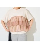 【フリークスストア/FREAK'S STORE】のオーガンジードッキング半袖Tシャツ【限定展開】 25SS ナチュラル|ID: prp329100004504331 ipo3291000000032370522