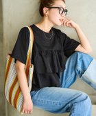 【フリークスストア/FREAK'S STORE】のオーガンジードッキング半袖Tシャツ【限定展開】 25SS ブラック|ID: prp329100004504331 ipo3291000000032370525