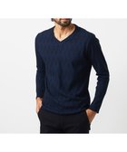 【ミッシェルクラン オム/MICHEL KLEIN / MEN】の《日本製》セミシルケット長袖カットソー ネイビー|ID: prp329100004504368 ipo3291000000031789177