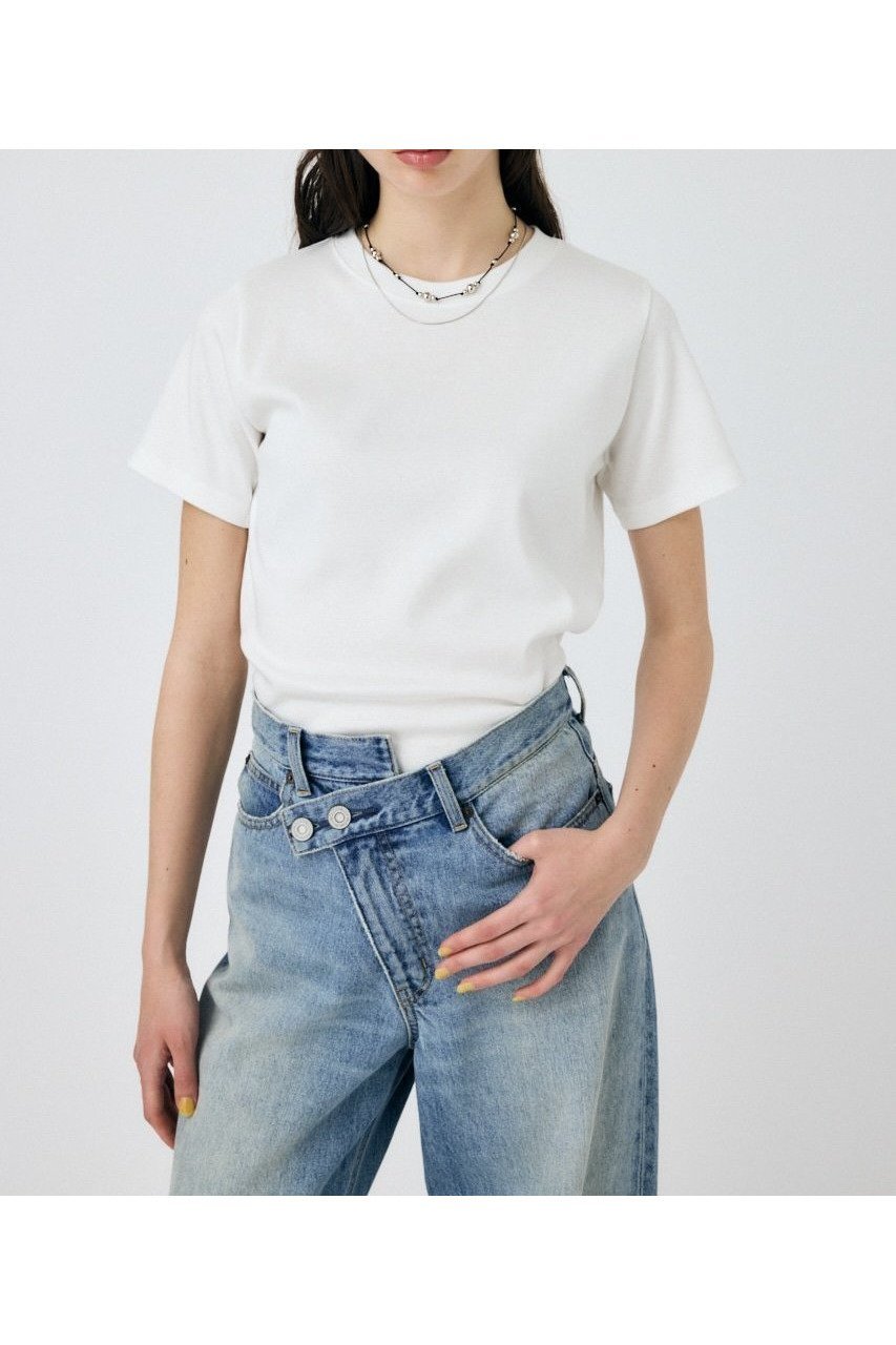 【マウジー/moussy】のSUVIN GIZA CN TEE インテリア・キッズ・メンズ・レディースファッション・服の通販 founy(ファニー) 　ファッション　Fashion　レディースファッション　Fashion for Women　インド　Indian Textile　インナー　Innerwear　コンパクト　Compact, Small Size　トレンド　Trend, Trending Now　人気　Popular, Best Seller　ベーシック　Basic, Essential　ボトム　Bottoms, Lower Wear　再入荷　Restock / Back in Stock　おすすめ　Recommended / Our Picks　エレガント 上品　Elegant　WHT|ID: prp329100004504371 ipo3291000000033566991