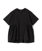 【シップス フォー ウィメン/SHIPS】のSHIPS Colors 手洗い可能 ドッキング ペプラム ショートスリーブ トップス ブラック|ID: prp329100004504777 ipo3291000000031793759