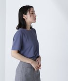 【ナチュラル ビューティー ベーシック/NATURAL BEAUTY BASIC】のシフォン切替スリーブブラウス ネイビーブルー1|ID: prp329100004504977 ipo3291000000031990016