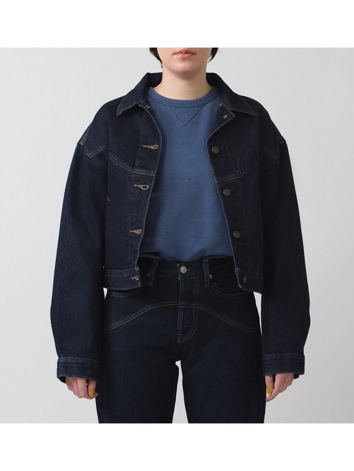 【リーバイス/Levis】のSHRUNKEN 90S トラッカージャケット インテリア・キッズ・メンズ・レディースファッション・服の通販 founy(ファニー) https://founy.com/ ファッション Fashion レディースファッション Fashion for Women アウター Coat / Outerwear Collection レディースジャケット・軽アウター Jackets クロップド Cropped, Short Length |ID: prp329100004505328 ipo3291000000031797690