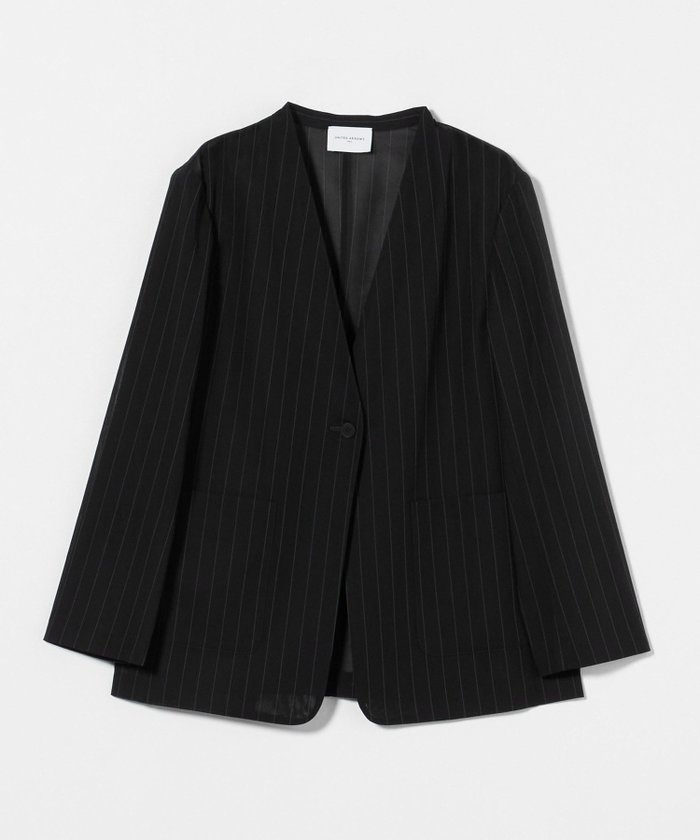 【ユナイテッドアローズ/UNITED ARROWS】のストライプ シアー ジャケット インテリア・キッズ・メンズ・レディースファッション・服の通販 founy(ファニー) https://founy.com/ ファッション Fashion レディースファッション WOMEN アウター Coat Outerwear ジャケット Jackets オーガンジー Organdy シアー Sheer ジャケット Jacket ストライプ Stripe ボトム Bottom エレガント 上品 Elegant |ID: prp329100004505336 ipo3291000000031797753