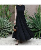 【アニュアンス/anuans】のギャザーティアードカットワンピース 人気、トレンドファッション・服の通販 founy(ファニー) ファッション Fashion レディースファッション Fashion for Women ワンピース Dresses エレガント 上品 Elegant ギャザー Gathered, Ruffled シルケット Silket, Silky Cotton フィット Fit, Slim Fit リラックス Relax, Relaxed Fit thumbnail BLACK|ID: prp329100004505355 ipo3291000000033117562