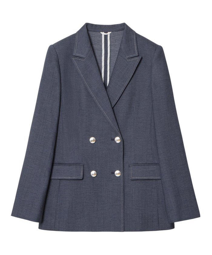 【アナイ/ANAYI】のオックスストレッチダブルジャケット インテリア・キッズ・メンズ・レディースファッション・服の通販 founy(ファニー) https://founy.com/ ファッション Fashion レディースファッション WOMEN アウター Coat Outerwear ジャケット Jackets オックス Ox ジャケット Jacket スマート Smart セットアップ Set Up ダブル Double ポケット Pocket リュクス Luxe ワーク Work S/S・春夏 Ss・Spring/Summer 再入荷 Restock/Back In Stock/Re Arrival 夏 Summer |ID: prp329100004505387 ipo3291000000031798194
