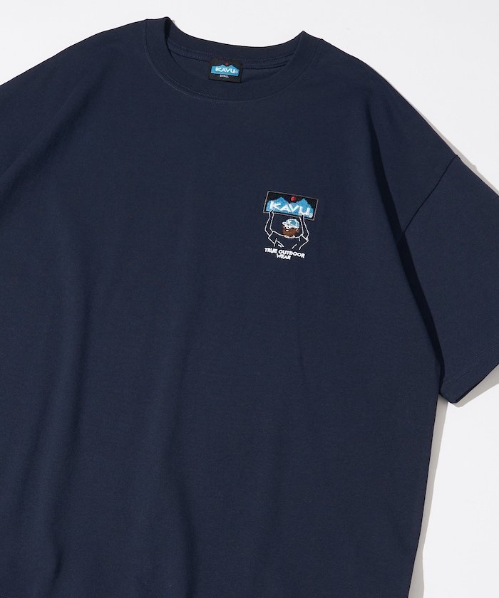 【フリークスストア/FREAK'S STORE】のKAVU×FREAK S STORE/カブ- 別注 ビッグシルエット ワンポイントロゴ クルーネックTシャツ / Beard 【限定展開】 25SS インテリア・キッズ・メンズ・レディースファッション・服の通販 founy(ファニー) 　ファッション　Fashion　レディースファッション　WOMEN　トップス・カットソー　Tops/Tshirt　シャツ/ブラウス　Shirts/Blouses　ロング / Tシャツ　T-Shirts　2025年　2025　2025春夏・S/S　Ss,Spring/Summer,2025　おすすめ　Recommend　インナー　Inner　トレンド　Trend　ビッグ　Big　ボトム　Bottom　ワンポイント　One Point　人気　Popularity　別注　Special Order　夏　Summer　定番　Standard　S/S・春夏　Ss・Spring/Summer　ネイビー|ID: prp329100004505393 ipo3291000000031957235