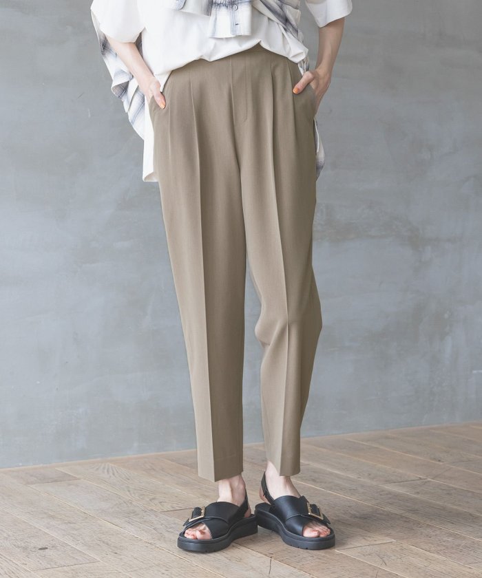【グローバルワーク/GLOBAL WORK】のウツクシルエットDRYテーパードパンツ/289056 インテリア・キッズ・メンズ・レディースファッション・服の通販 founy(ファニー) https://founy.com/ ファッション Fashion レディースファッション WOMEN パンツ Pants キャップ Cap ジップ Zip ジャケット Jacket ストレッチ Stretch セットアップ Set Up センター Center 人気 Popularity フラット Flat フロント Front ポケット Pocket ミドル Middle リラックス Relax 夏 Summer |ID: prp329100004505598 ipo3291000000031937482