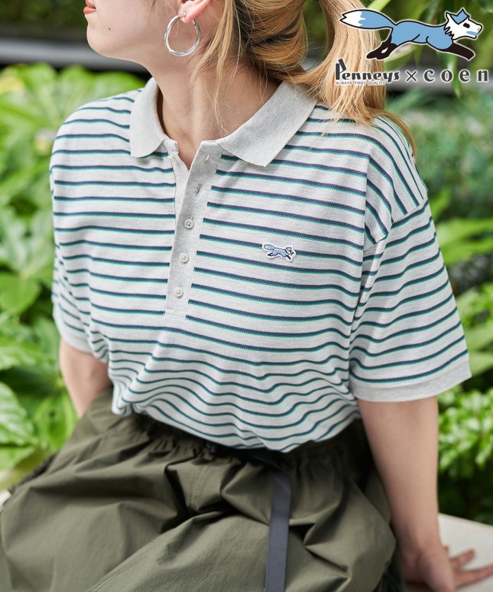 【コーエン/COEN】のPENNEYS(ペニーズ)別注 ポロシャツ インテリア・キッズ・メンズ・レディースファッション・服の通販 founy(ファニー) https://founy.com/ ファッション Fashion レディースファッション Ladies' Fashion Online トップス・カットソー Tops/Tshirt シャツ/ブラウス Shirts/Blouses ポロシャツ Polo Shirts コレクション Collection シンプル Simple スタイリッシュ Stylish バランス Balance ポロシャツ Polo Shirt 別注 Special Order おすすめ Recommend |ID: prp329100004505682 ipo3291000000032622069