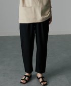 【ラナン/Ranan】のひんやり!機能付麻調美脚タックテーパード 人気、トレンドファッション・服の通販 founy(ファニー) ファッション Fashion レディースファッション WOMEN ストレッチ Stretch フロント Front 夏 Summer 楽ちん Easy 洗える Washable thumbnail ブラック60|ID: prp329100004505694 ipo3291000000031995022