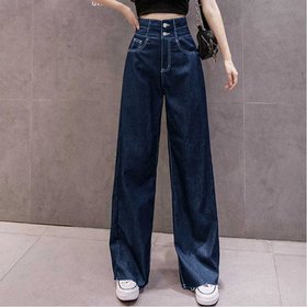 【ミニミニストア/miniministore】のデニム ワイドパンツ ハイウエスト 脚長 人気、トレンドファッション・服の通販 founy(ファニー) ファッション Fashion レディースファッション WOMEN パンツ Pants インディゴ Indigo カットオフ Cut Off ジーンズ Jeans ストレート Straight デニム Denim ロング Long ワイド Wide 夏 Summer |ID:prp329100004505701
