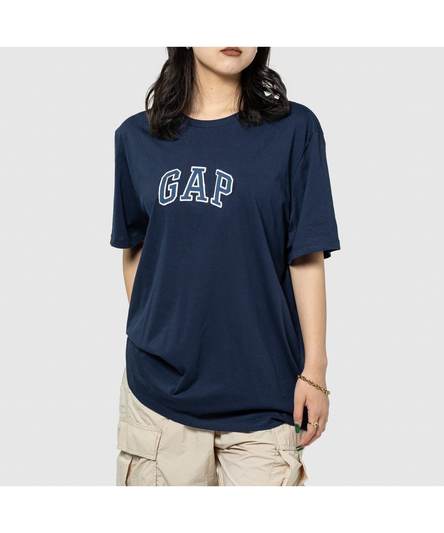【ギャップ/GAP】のGAPアーチロゴTシャツ(ユニセックス) インテリア・キッズ・メンズ・レディースファッション・服の通販 founy(ファニー) 　ファッション　Fashion　レディースファッション　WOMEN　トップス・カットソー　Tops/Tshirt　シャツ/ブラウス　Shirts/Blouses　ロング / Tシャツ　T-Shirts　プリント　Print　ボトム　Bottom　半袖　Short Sleeve　定番　Standard　TAPESTRY_NAVY|ID: prp329100004505868 ipo3291000000032293340