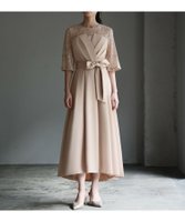 【ガール/GIRL】のレース切替えビスチェ風フレアロング丈 結婚式 ワンピース パーティードレス 人気、トレンドファッション・服の通販 founy(ファニー) ファッション Fashion レディースファッション Fashion for Women ワンピース Dresses フォーマル・パーティードレス・結婚式用ドレス Elegant & Casual Dresses エレガント 上品 Elegant サテン Satin, Glossy Fabric ドレス Dress, One-Piece パール Pearl, Pearl Accent ビスチェ Bustier, Corset Top フィット Fit, Slim Fit フェミニン Feminine, Girly フレア Flare, Flared ヨーク Yoke, Yoke Design リボン Ribbon, Bow レース Lace, Lace Fabric ロング Long, Long-Length 再入荷 Restock / Back in Stock 結婚式 Wedding 二次会 After Party |ID:prp329100004505959