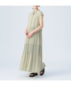 【ビームス ハート/BEAMS HEART】の【洗濯機OK】スキッパー ティアードワンピース 25SS フレンチスリーブ LIGHT GREEN|ID: prp329100004505983 ipo3291000000032370249