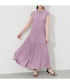 【ビームス ハート/BEAMS HEART】の【洗濯機OK】スキッパー ティアードワンピース 25SS フレンチスリーブ PURPLE|ID: prp329100004505983 ipo3291000000032370251