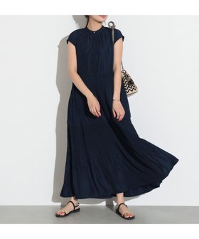 【ビームス ハート/BEAMS HEART】の【洗濯機OK】スキッパー ティアードワンピース 25SS フレンチスリーブ 人気、トレンドファッション・服の通販 founy(ファニー) ファッション Fashion レディースファッション Fashion for Women ワンピース Dresses 2025年 2025 2025春夏・S/S Spring/Summer 2025 SS25 エレガント 上品 Elegant ギャザー Gathered, Ruffled サンダル Sandals, Summer Shoes スキッパー Skipper, Open Collar スリーブ Sleeve, Long Sleeve / Short Sleeve ティアードワンピース Tiered Dress, Flared Dress フレンチ French, French Style ポケット Pocket, Pocket Detail リラックス Relax, Relaxed Fit 夏 Summer |ID:prp329100004505983