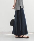 【ノーブル / スピック&スパン/NOBLE / Spick & Span】の《追加2》キュプラナローAラインスカート ネイビー|ID: prp329100004506644 ipo3291000000032736885