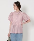 【ユナイテッドアローズ/UNITED ARROWS】のシルキーピンタック ショートスリーブ ブラウス LT.PINK|ID: prp329100004506662 ipo3291000000031953844