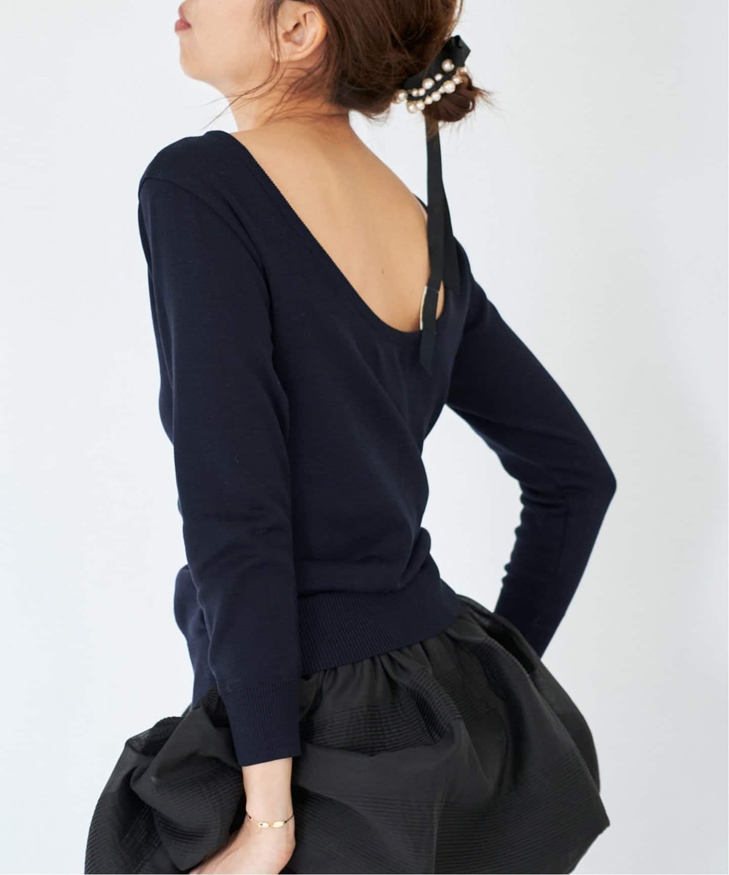 【イエナ/IENA】のMer cotton セーターマシン 七分袖 プルオーバー インテリア・キッズ・メンズ・レディースファッション・服の通販 founy(ファニー) 　ファッション　Fashion　レディースファッション　WOMEN　トップス・カットソー　Tops/Tshirt　プルオーバー　Pullover　2025年　2025　2025春夏・S/S　Ss,Spring/Summer,2025　カットソー　Cut And Sew　セーター　Sweater　ネイビー|ID: prp329100004506781 ipo3291000000031980551