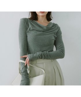 【アニュアンス/anuans】 ギャザードレープカットトップス人気、トレンドファッション・服の通販 founy(ファニー) ファッション Fashion レディースファッション WOMEN トップス・カットソー Tops/Tshirt おすすめ Recommend オフショルダー Off Shoulder ギャザー Gather ショルダー Shoulder |ID:prp329100004506860