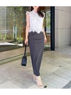 【スナイデル/SNIDEL】のシンプルタイトスカート 人気、トレンドファッション・服の通販 founy(ファニー) ファッション Fashion レディースファッション Ladies' Fashion Online スカート Skirt おすすめ Recommend エレガント 上品 Elegant シンプル Simple ストレッチ Stretch ストレート Straight タイトスカート Tight Skirt ドット Dot ラベンダー Lavender 無地 Plain Color thumbnail CGRY[007]|ID: prp329100004507079 ipo3291000000032621846