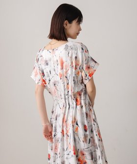 【バブ ブージュルード/Bab Bou Jeloud】のブレンドフラワードロストワンピース 人気、トレンドファッション・服の通販 founy(ファニー) ファッション Fashion レディースファッション WOMEN ワンピース Dress ジャケット Jacket プリント Print 再入荷 Restock/Back In Stock/Re Arrival |ID:prp329100004507157