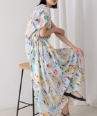 【バブ ブージュルード/Bab Bou Jeloud】のブレンドフラワードロストワンピース 人気、トレンドファッション・服の通販 founy(ファニー) ファッション Fashion レディースファッション WOMEN ワンピース Dress ジャケット Jacket プリント Print 再入荷 Restock/Back In Stock/Re Arrival thumbnail BLUE|ID: prp329100004507157 ipo3291000000031881161