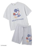 【ジェラートピケ オム/GELATO PIQUE HOMME / MEN】の【スーパーマリオ】【メンズ】キノピオ ヨッシージャガードプルオーバーハーフパンツセット NVY[089]|ID: prp329100004507228 ipo3291000000032626864