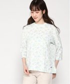 【クロコダイル/CROCODILE】の花柄 ハイネック 七分袖カットソー サックス|ID: prp329100004507273 ipo3291000000031944139