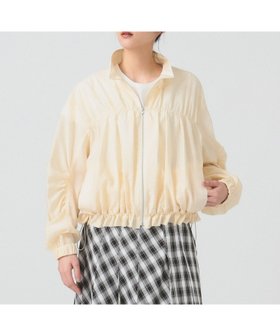 【ビームス ウイメン/BEAMS】のシアー ギャザー ブルゾン 人気、トレンドファッション・服の通販 founy(ファニー) ファッション Fashion レディースファッション WOMEN アウター Coat Outerwear ブルゾン Blouson/Jackets おすすめ Recommend ギャザー Gather シアー Sheer シンプル Simple スタンド Stand スポーティ Sporty ドローコード Draw Cord ブルゾン Blouson |ID:prp329100004507604