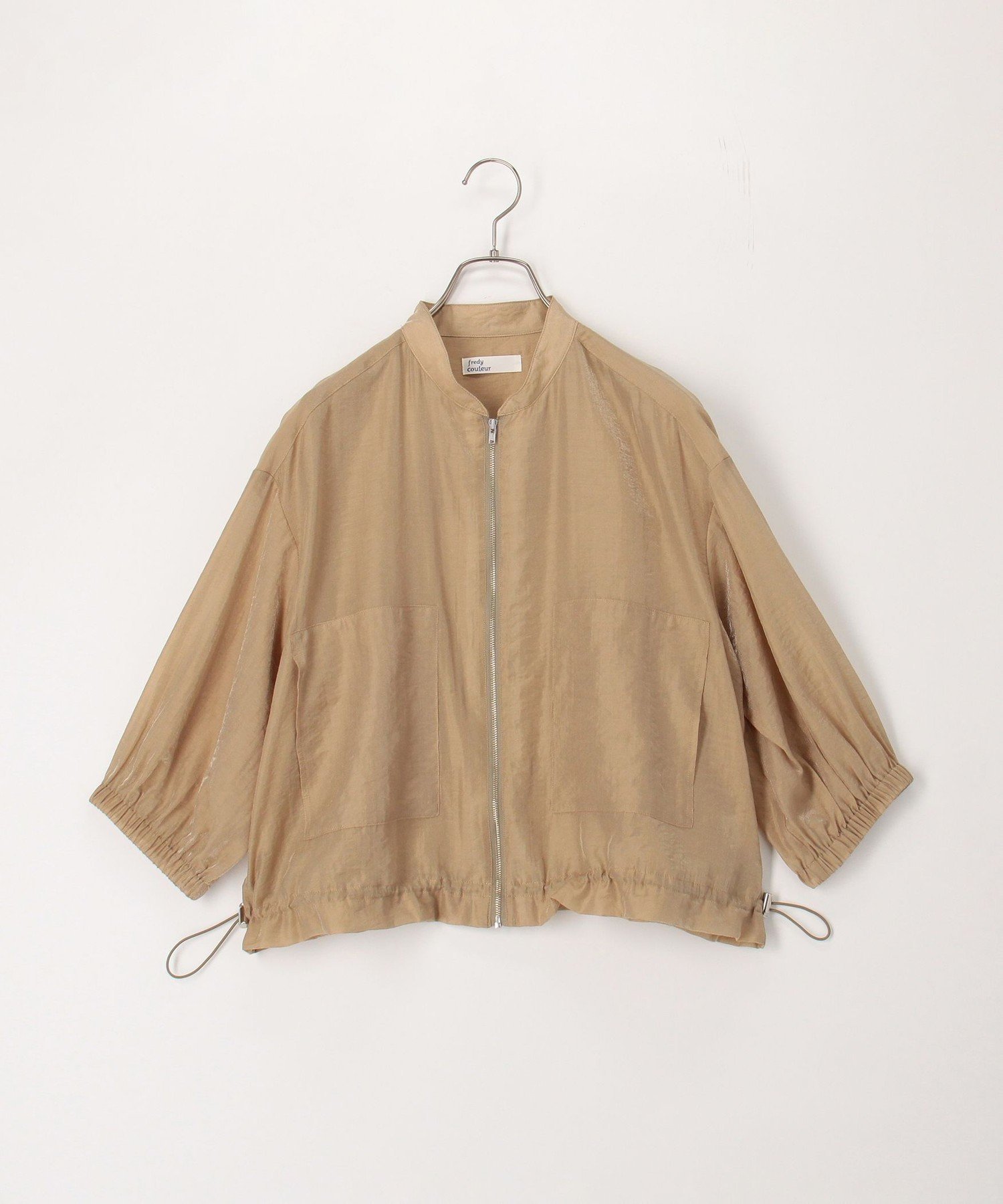 【その他のブランド/Other】のシアーローンジップブルゾン 人気、トレンドファッション・服の通販 founy(ファニー) 　ファッション　Fashion　レディースファッション　WOMEN　アウター　Coat Outerwear　ブルゾン　Blouson/Jackets　シアー　Sheer　ショート　Short　ジップアップ　Zip Up　スポーティ　Sporty　トレンド　Trend　ドローコード　Draw Cord　定番　Standard　ブルゾン　Blouson　おすすめ　Recommend　夏　Summer　2025年　2025　2025春夏・S/S　Ss,Spring/Summer,2025　 other-1|ID: prp329100004507610 ipo3291000000031817695