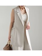 【テチチ/Te chichi】のラメリネンミックステーラードジレ(セットアップ可)《2025summer catalog item》 人気、トレンドファッション・服の通販 founy(ファニー) ファッション Fashion レディースファッション WOMEN アウター Coat Outerwear トップス・カットソー Tops/Tshirt ベスト/ジレ Gilets/Vests 2025年 2025 2025春夏・S/S Ss,Spring/Summer,2025 おすすめ Recommend セットアップ Set Up ミックス Mix リネン Linen 夏 Summer 雑誌 Magazine thumbnail ベージュ|ID: prp329100004507613 ipo3291000000031817709