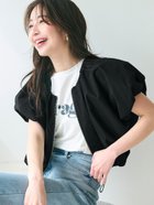 【コカ/COCA】のポリエステルポプリンタックショートジャケット Black|ID: prp329100004507642 ipo3291000000031839659