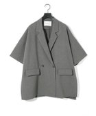 【マーコート/MARcourt】のMIDIUMISOLID for Ladies ライトワイドジャケット 人気、トレンドファッション・服の通販 founy(ファニー) ファッション Fashion レディースファッション WOMEN アウター Coat Outerwear ジャケット Jackets ジャケット Jacket ストレート Straight スリット Slit セットアップ Set Up フロント Front ベスト Vest ボトム Bottom ポケット Pocket ワイド Wide 吸水 Water Absorption 夏 Summer thumbnail グレー|ID: prp329100004507649 ipo3291000000031817917