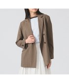 【ビームス ウイメン/BEAMS】の【6/12新規値下げ】【ビームスの百名品】チェック 4ボタン ダブル ジャケット BROWN|ID: prp329100004507653 ipo3291000000032441196