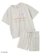 【ジェラート ピケ/gelato pique】の【スーパーマリオ】【レディース】キノピオ ヨッシー裏毛プルオーバー ショートパンツセット GRY[006]|ID: prp329100004508418 ipo3291000000032726541