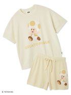 【ジェラート ピケ/gelato pique】の【スーパーマリオ】【レディース】キノピオ ヨッシージャガードプルオーバーショートパンツセット YEL[032]|ID: prp329100004508419 ipo3291000000031827267