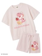 【ジェラート ピケ/gelato pique】の【スーパーマリオ】【レディース】キノピオ ヨッシージャガードプルオーバーショートパンツセット PNK[066]|ID: prp329100004508419 ipo3291000000031827269