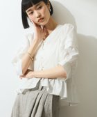 【アダム エ ロペ/ADAM ET ROPE'】の【WEB限定】パフスリーブギャザーブラウス オフホワイト(15)|ID: prp329100004508569 ipo3291000000031959809