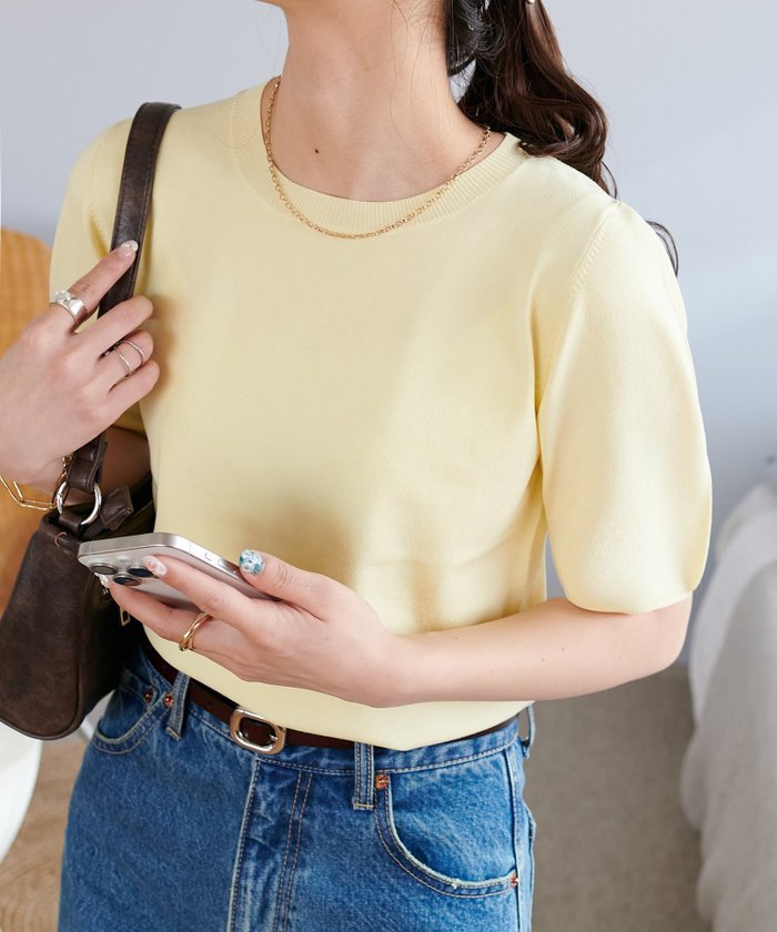 【ディスコート/Discoat】のサラモチ半袖プルオーバー《WEB限定カラーあり》 インテリア・キッズ・メンズ・レディースファッション・服の通販 founy(ファニー) https://founy.com/ ファッション Fashion レディースファッション WOMEN トップス・カットソー Tops/Tshirt プルオーバー Pullover インナー Inner コンパクト Compact シンプル Simple ベーシック Basic 半袖 Short Sleeve 夏 Summer 春 Spring S/S・春夏 Ss・Spring/Summer |ID: prp329100004508683 ipo3291000000031992593