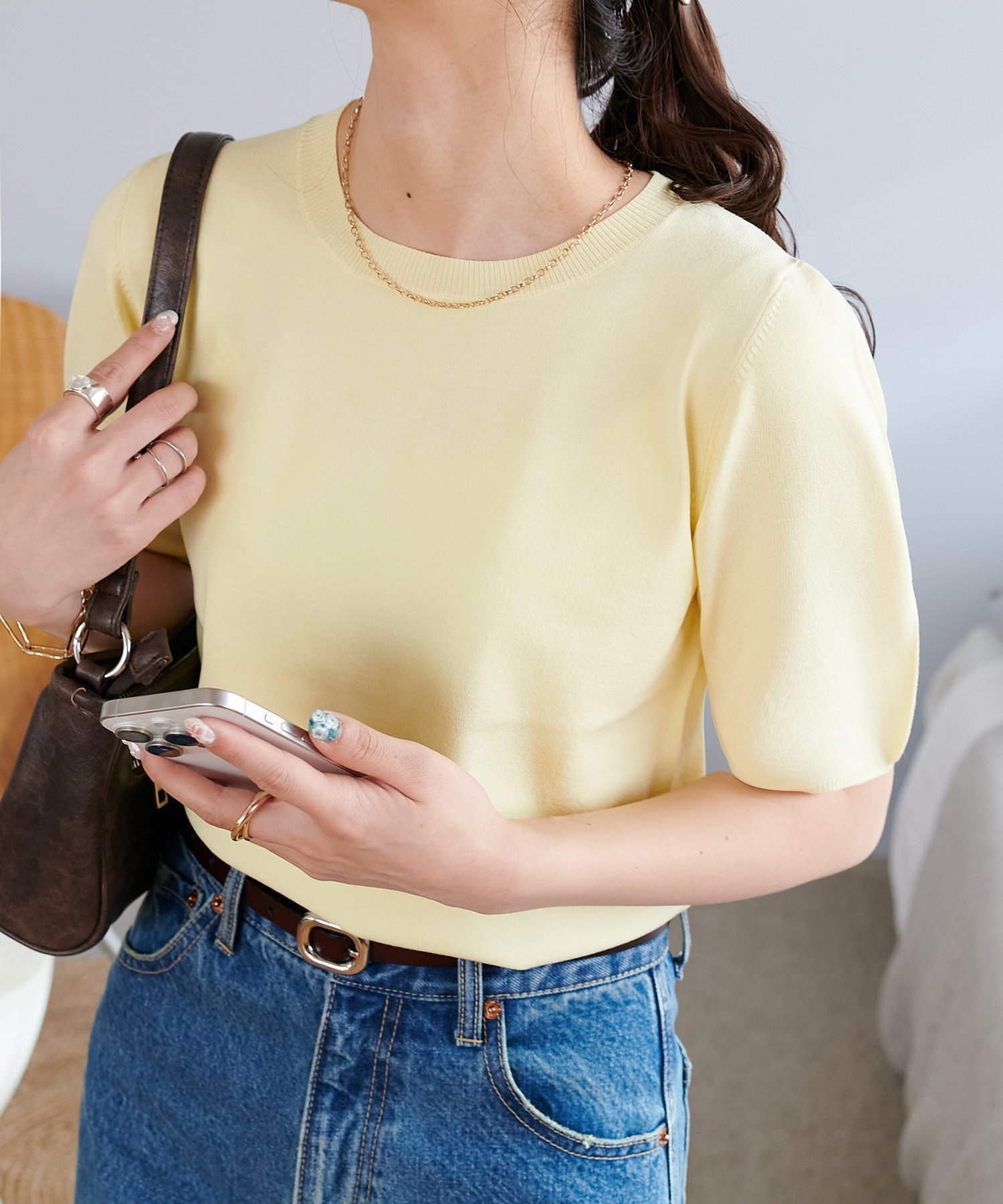 【ディスコート/Discoat】のサラモチ半袖プルオーバー《WEB限定カラーあり》 人気、トレンドファッション・服の通販 founy(ファニー) 　ファッション　Fashion　レディースファッション　WOMEN　トップス・カットソー　Tops/Tshirt　プルオーバー　Pullover　インナー　Inner　コンパクト　Compact　シンプル　Simple　ベーシック　Basic　半袖　Short Sleeve　夏　Summer　春　Spring　S/S・春夏　Ss・Spring/Summer　 other-1|ID: prp329100004508683 ipo3291000000031992593